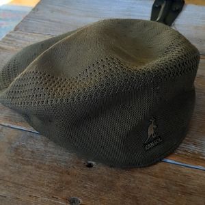 Vintage Kangol Tropic 504 Ventair XL Olive/Army green newsboy cap/hat